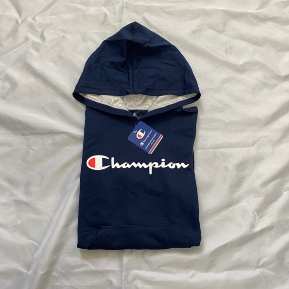 Champion Boy’s Signature Logo Pullover Hoodie - Picture 7 of 7
